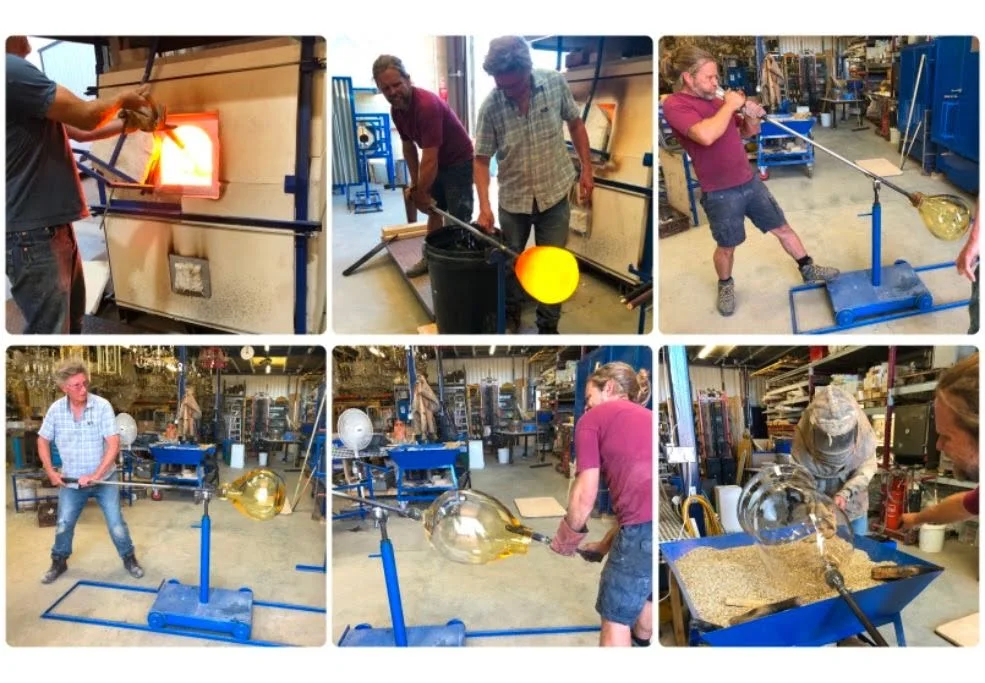 Carl Nordbruch Glassblowing Sittingbourne Kent Wilkinson