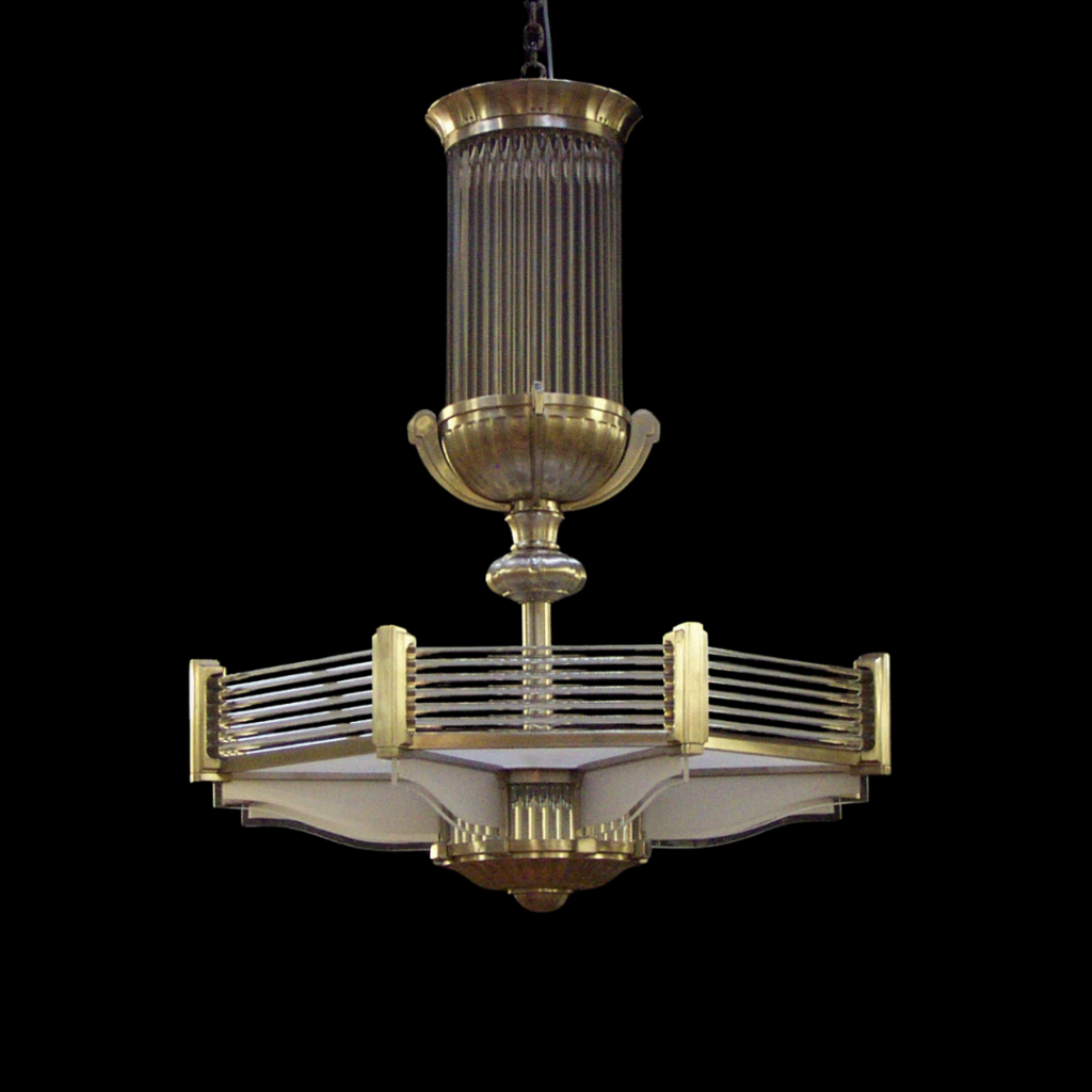 petitot art deco chandelier