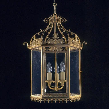 decorative hexagonal lantern