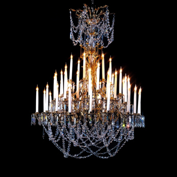large 48 lt french chandelier