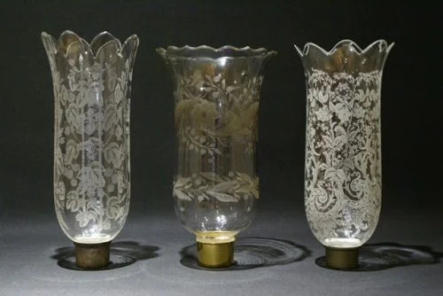Patterned scalloped shades