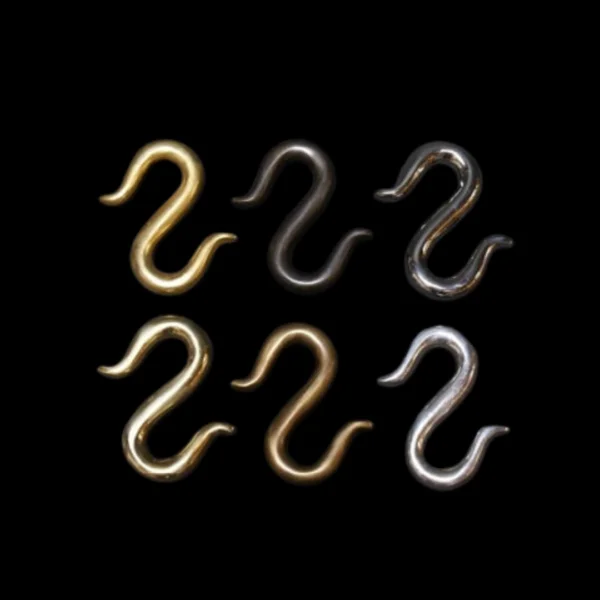 Standard Brass S Hooks