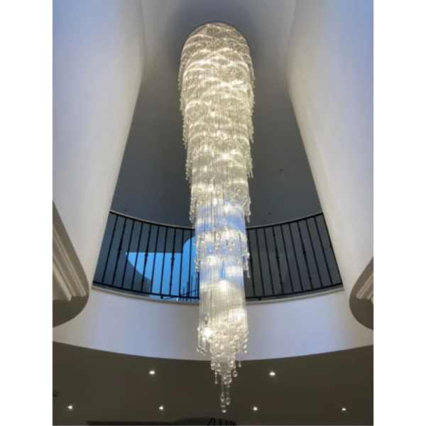 aqua drops chandelier