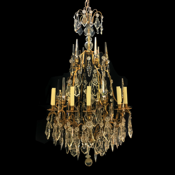 french cage style chandelier