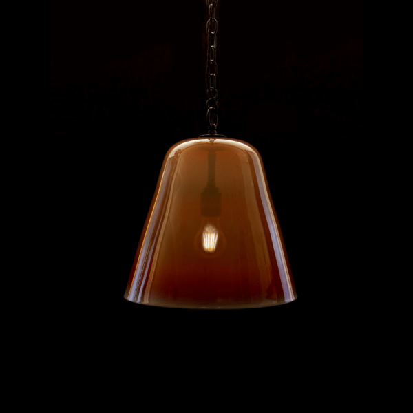 ombre glass shade