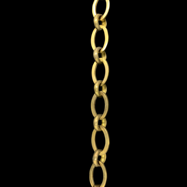 Brass Oval Split Chain