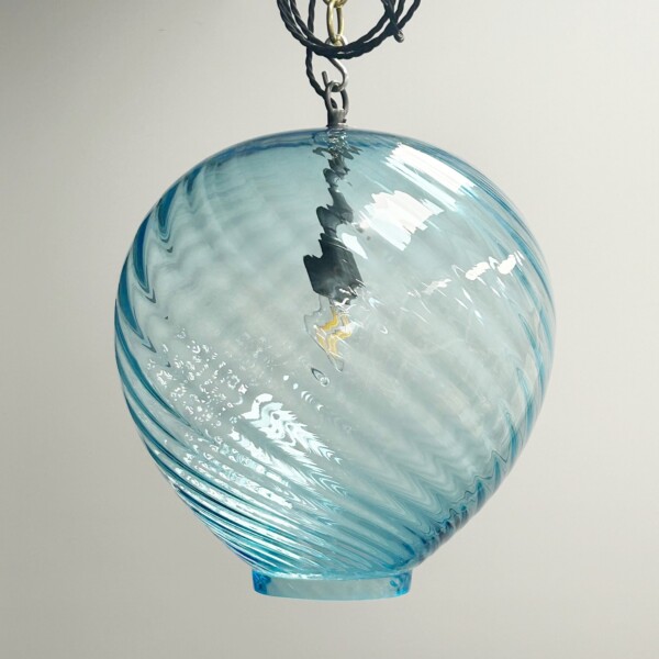 Pale Blue Glass Lantern