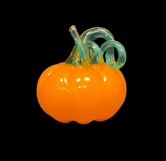 Handblown Glass Pumpkin