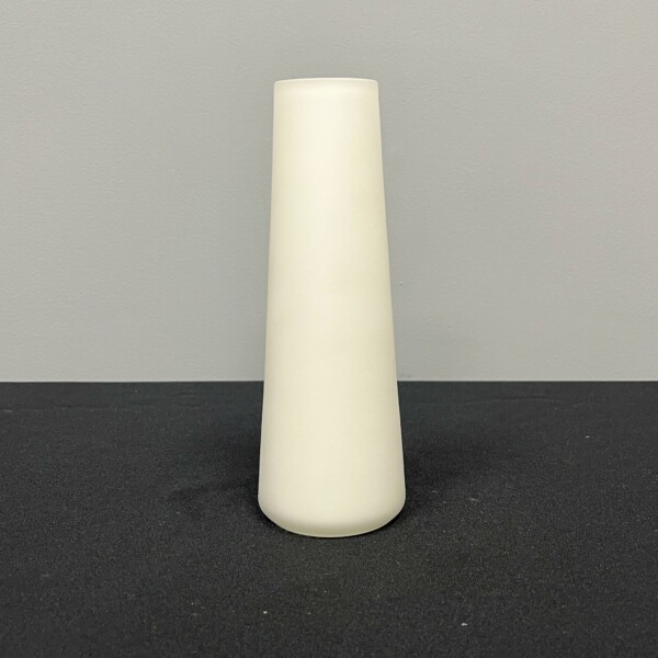 White Frosted Glass Conical Shade