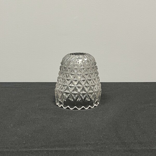 Heavily Cut Molded Shade with Scallops