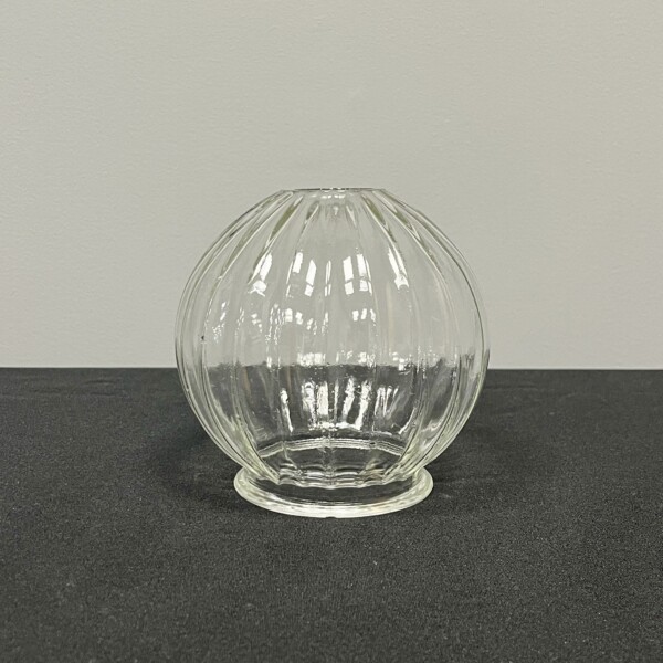 Ribbed Globe Shade with Two Holes