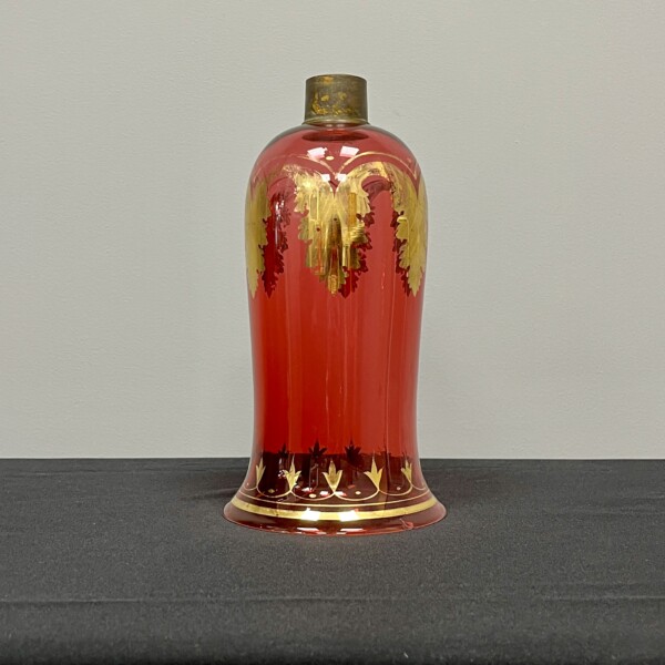 Red Glass Gilded Storm Shade