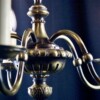 Small 5 Branch Vintage Chandelier - Image 2