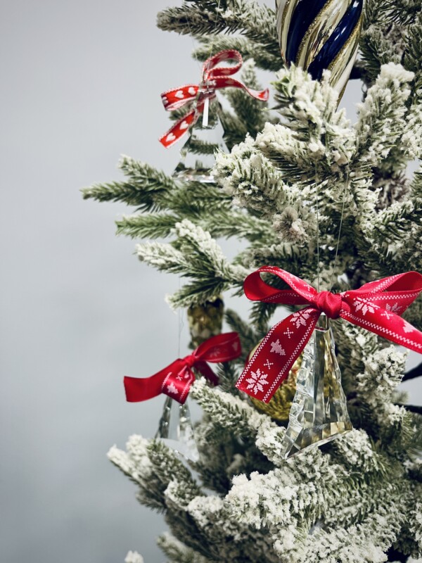 Cut Glass Christmas Tree Ornament - Image 2