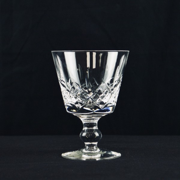 Cut sherry glass – clear cut‑glass sherry glass