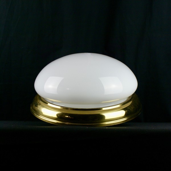 classic dome-shaped ceiling light fixture