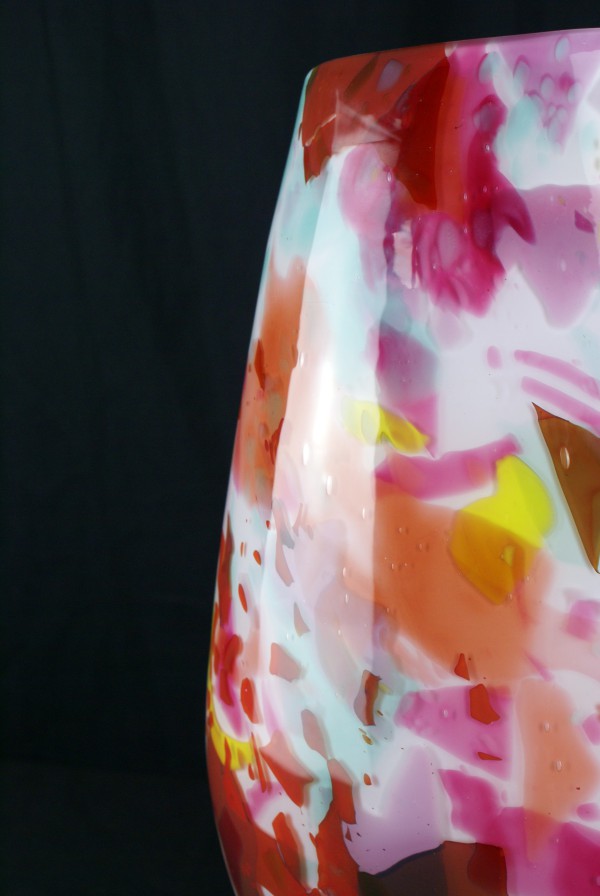 Multi-Coloured Glass Vase - Image 3
