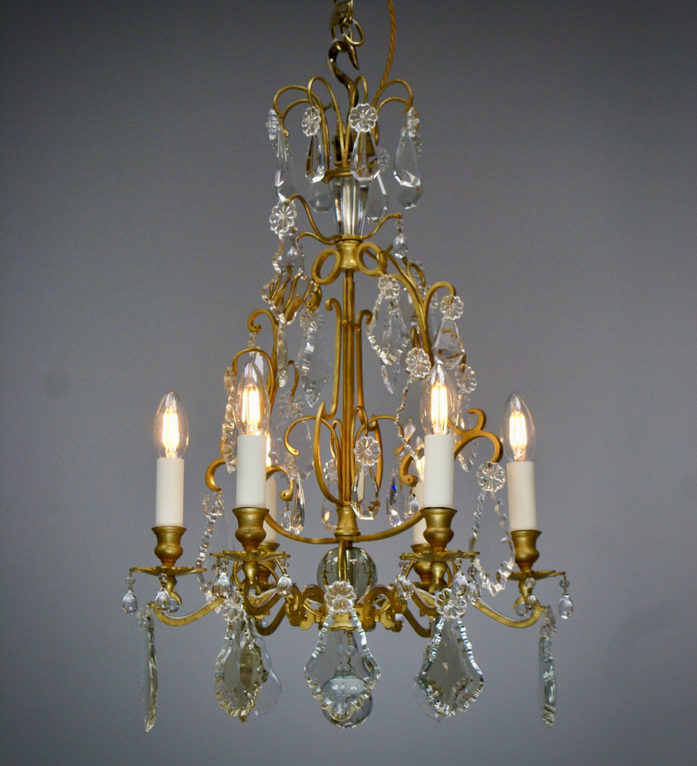 Vintage Louis XV style French chandelier