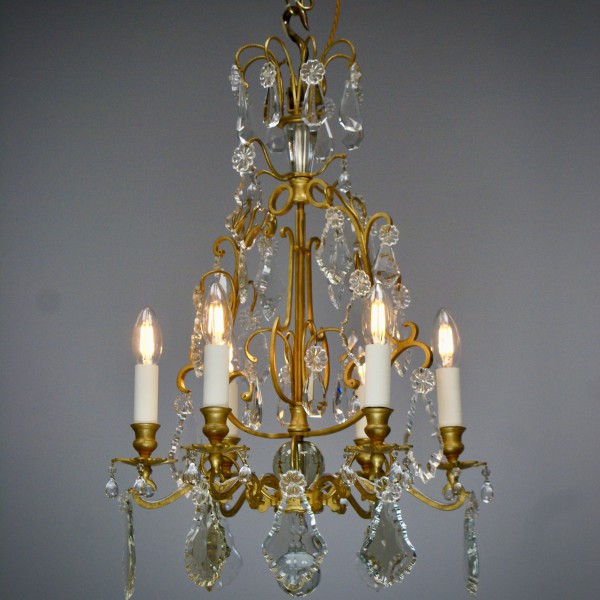 Vintage Louis XV style French chandelier