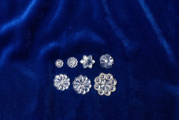 Glass Rosettes (Flower / Star Accents)