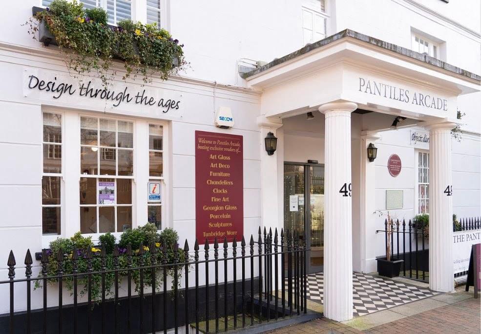 Pantiles Arcade Displays Wilkinson Chandeliers Lighting Kent Tunbridge Wells